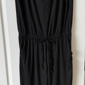 Black Sleeveless Jumpsuit